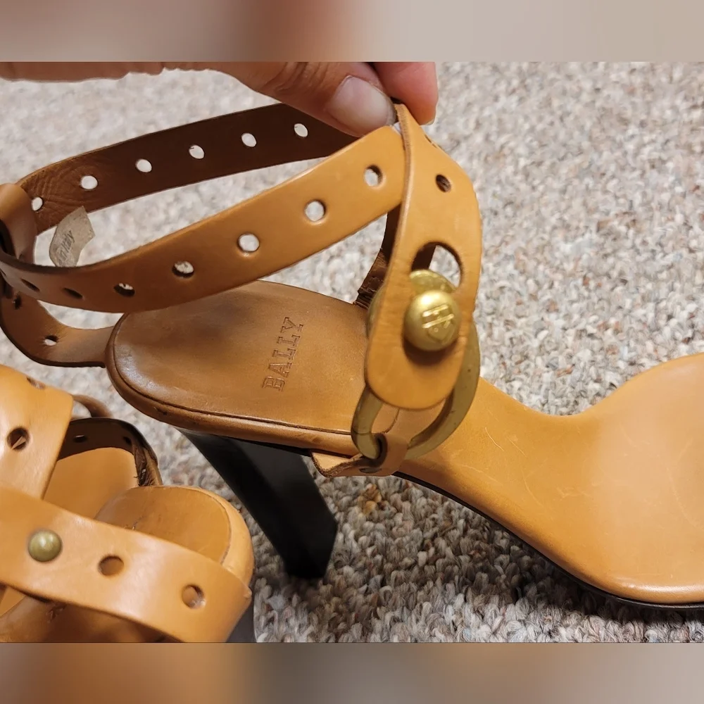 Bally Vintage strappy sandal heels